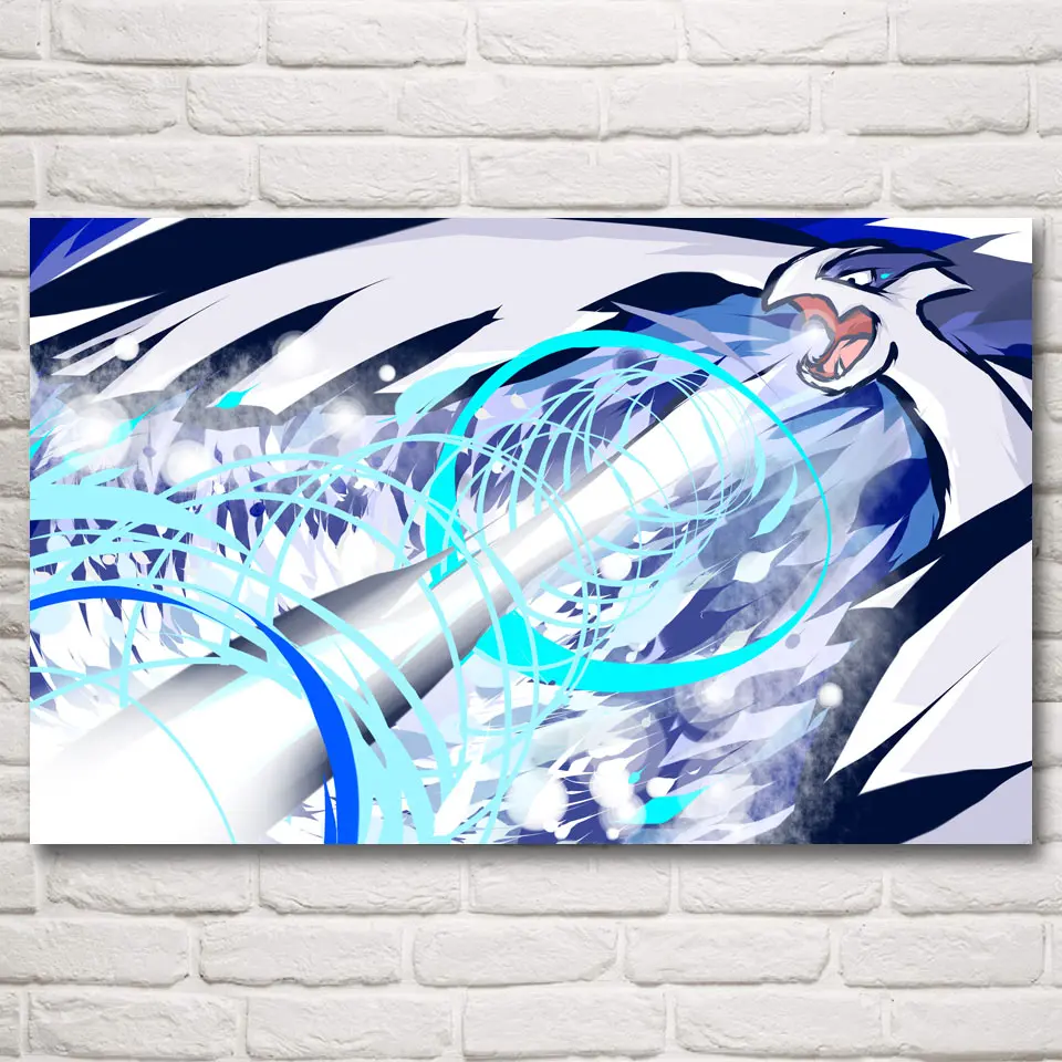 Pokemon All Monsters Anime Art Silk Fabric Poster