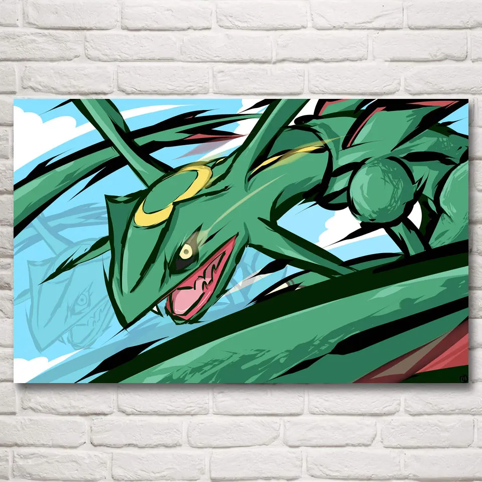 Pokemon All Monsters Anime Art Silk Fabric Poster