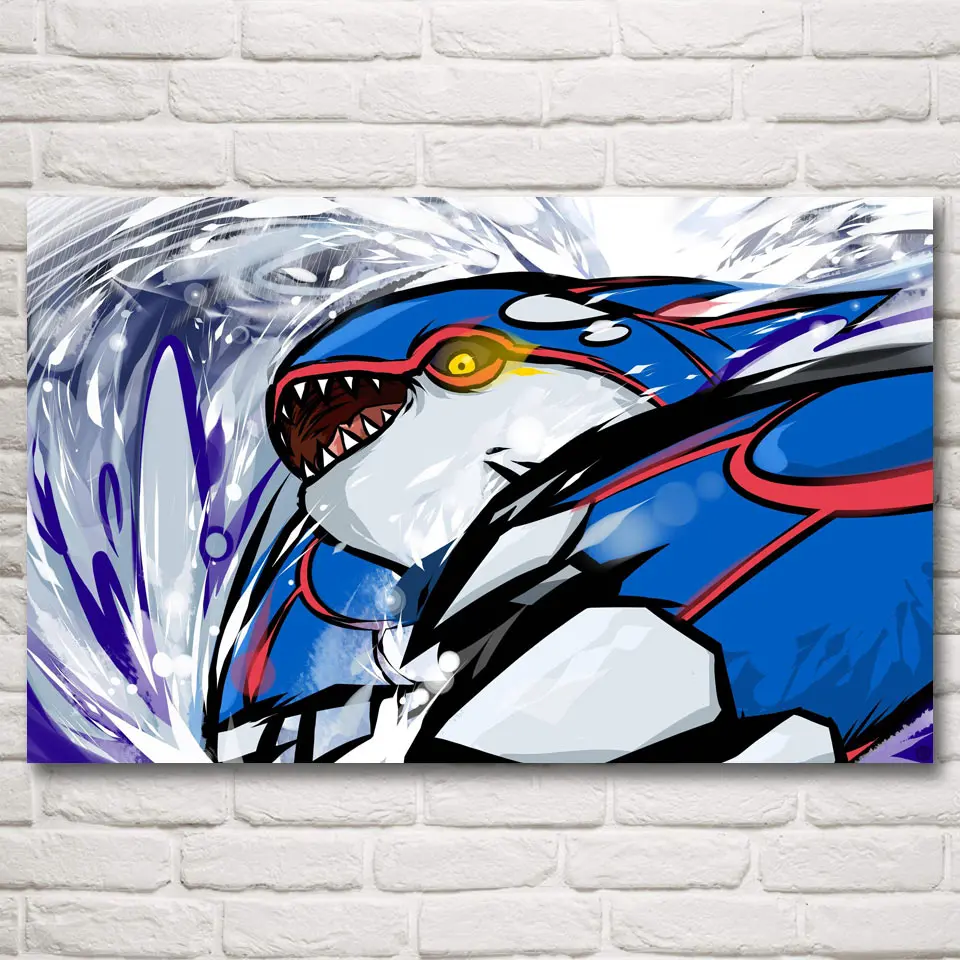 Pokemon All Monsters Anime Art Silk Fabric Poster