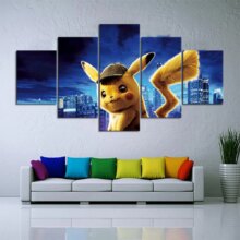 Pokemon Animation HD Print 5 Pieces Wall Art Poster Pokemon Animation HD Print 5 Pieces Wall Art Poster