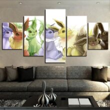 Pokemon Pikachu Anime HD Painting Modular Canvas Poster Pokemon Pikachu Anime HD Painting Modular Canvas Poster