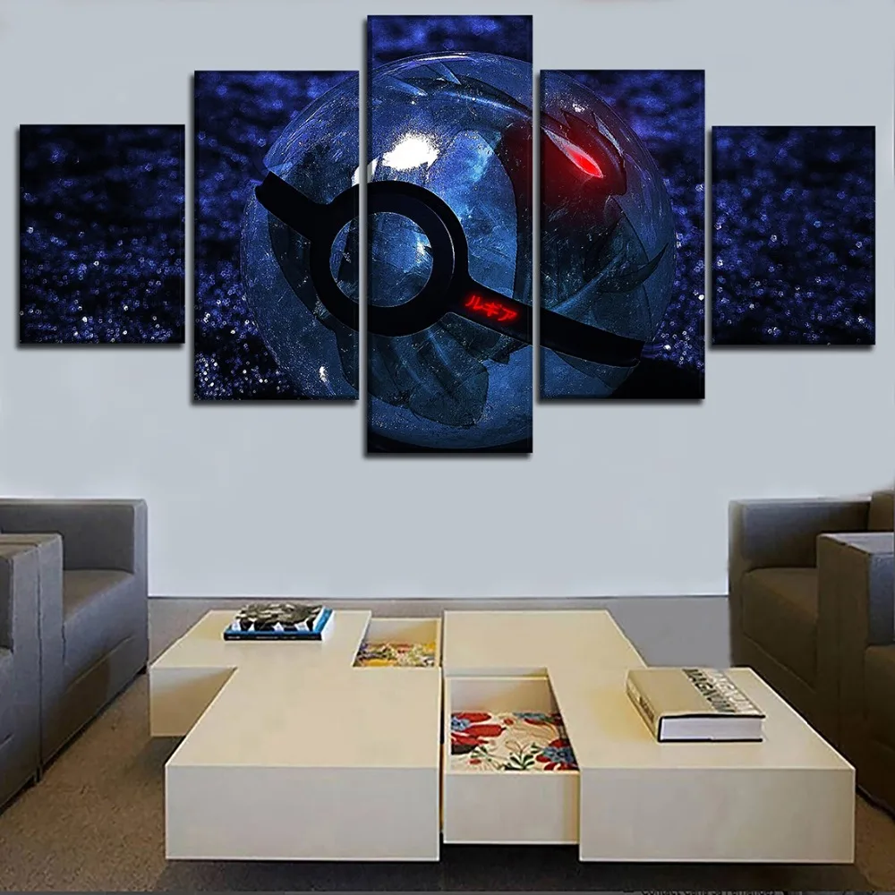 Pokemon Anime HD Printed Home Decoration Canvas Wall Art Poster