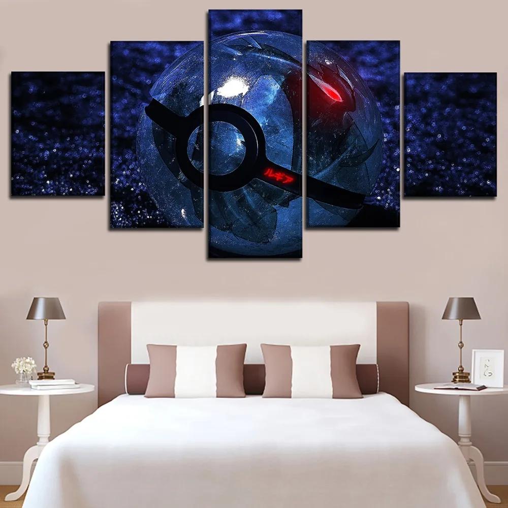 Pokemon Anime HD Printed Home Decoration Canvas Wall Art Poster