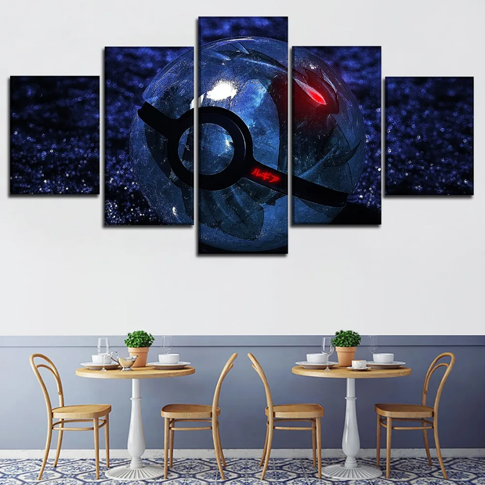 Pokemon Anime HD Printed Home Decoration Canvas Wall Art Poster