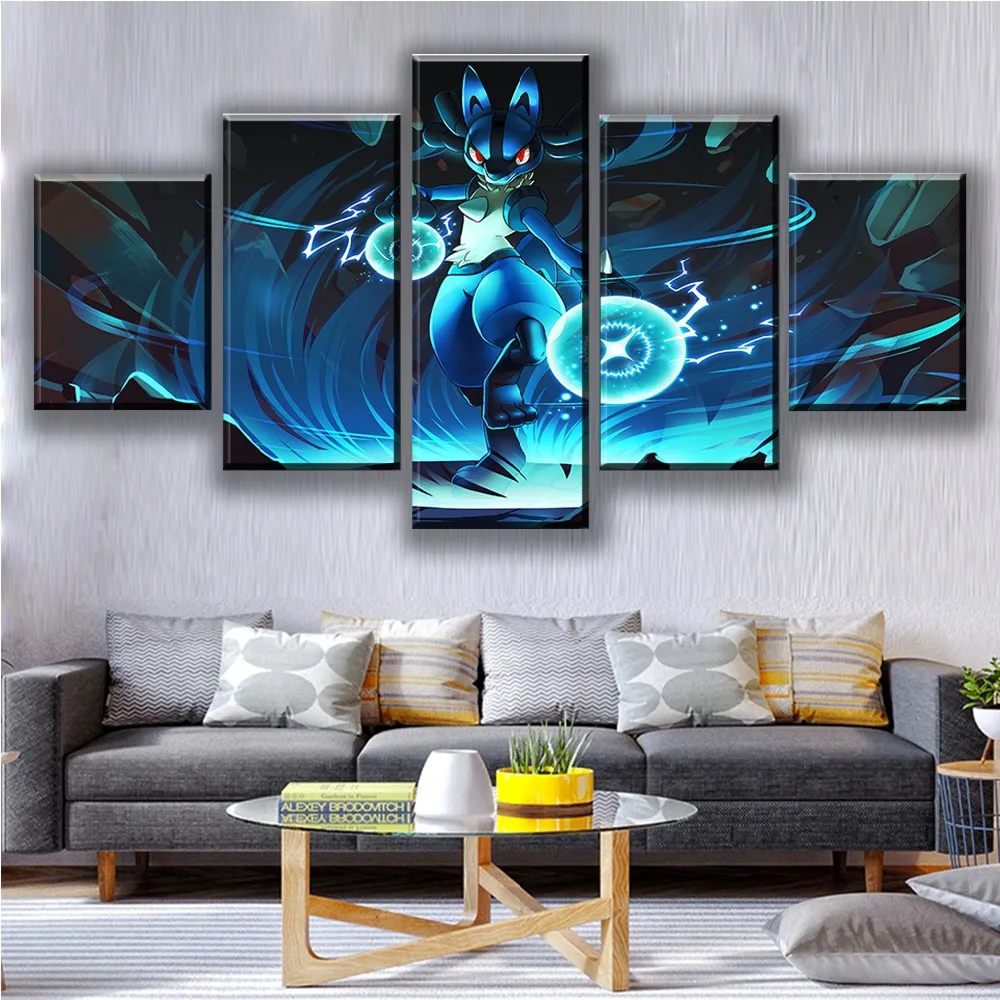Pokemon Anime Paintings Home Decoration Canvas Poster