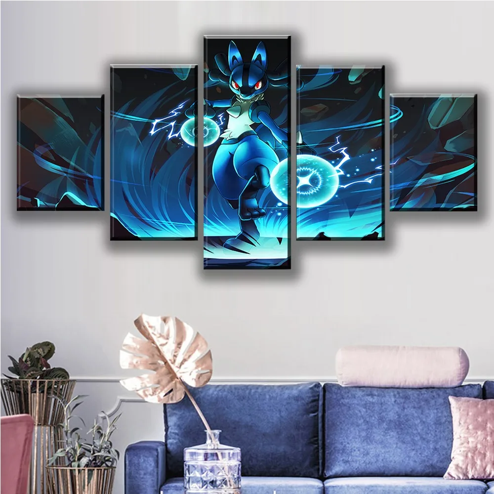 Pokemon Anime Paintings Home Decoration Canvas Poster