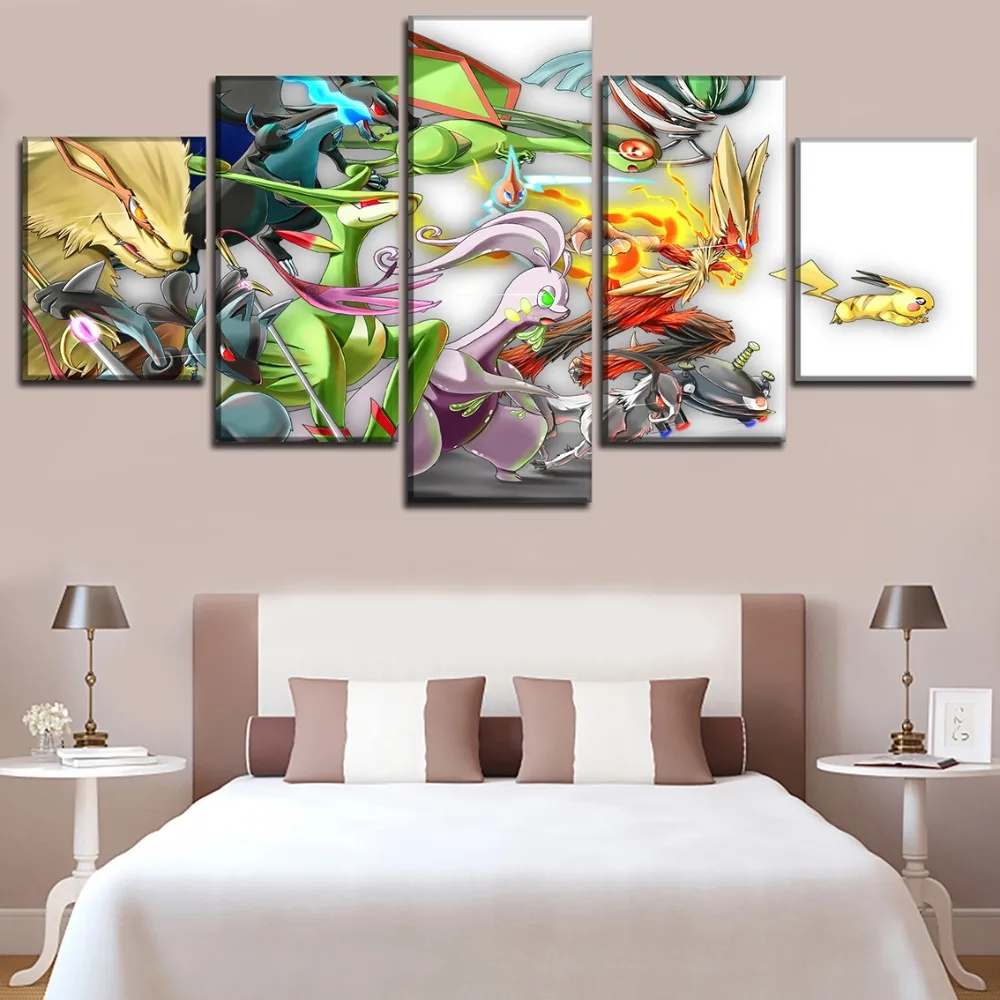 Pokemon Canvas Wall Art HD Prints Home Decoration Poster