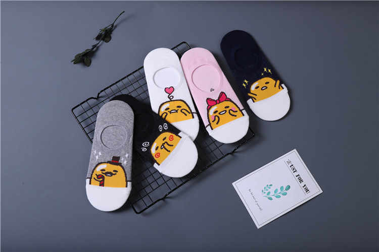 Gudetama novelty wine Short Socks For Unisex Gudetama novelty wine Short Socks For Unisex