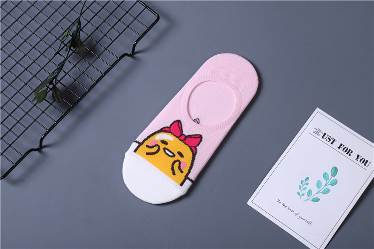 Gudetama novelty wine Short Socks For Unisex Gudetama novelty wine Short Socks For Unisex