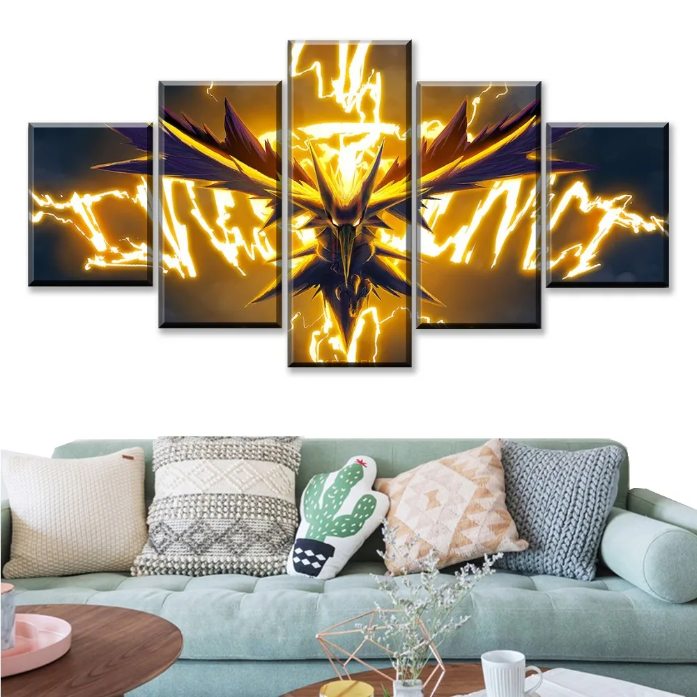 Pokemon Dragon Spirit Anime Canvas Painting Wall Art Poster