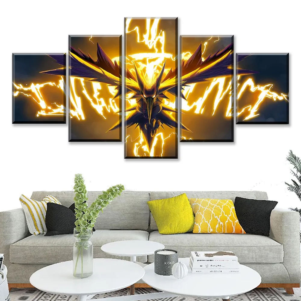 Pokemon Dragon Spirit Anime Canvas Painting Wall Art Poster
