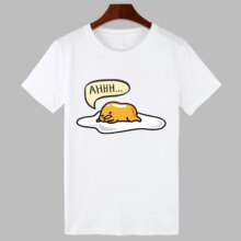 Gudetama Lazy Egg Harajuku Print Casual T-Shirt Gudetama Lazy Egg Harajuku Print Casual T-Shirt