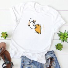 Gudetama Lazy Egg Yolk Harajuku Cartoon Print Kawaii T-Shirt Gudetama Lazy Egg Yolk Harajuku Cartoon Print Kawaii T-Shirt