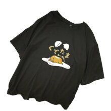 Gudetama Cartoon Print Casual Short Sleeve Kawaii T-Shirt Gudetama Cartoon Print Casual Short Sleeve Kawaii T-Shirt