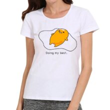 Gudetama Lazy Egg Yolk Harajuku Anime Print T-Shirt Gudetama Lazy Egg Yolk Harajuku Anime Print T-Shirt
