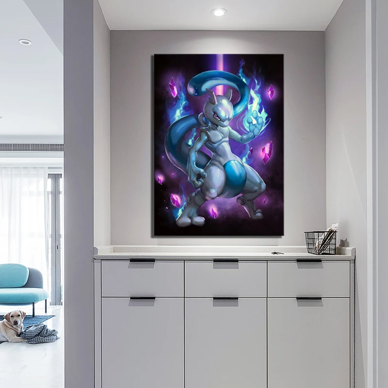 Pokemon Pocket Monster Canvas HD Printed Wall Art Posters