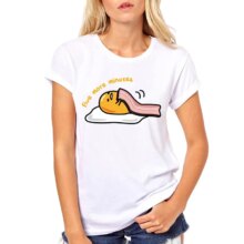 Gudetama Lazy Egg Cartoon T-Shirts For Female Gudetama Lazy Egg Cartoon T-Shirts For Female