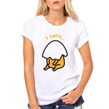 Gudetama Lazy Egg Cartoon T-Shirts For Female Gudetama Lazy Egg Cartoon T-Shirts For Female