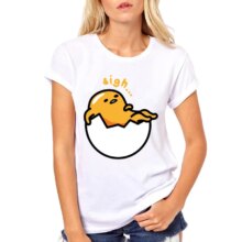 Gudetama Lazy Egg Cartoon T-Shirts For Female Gudetama Lazy Egg Cartoon T-Shirts For Female