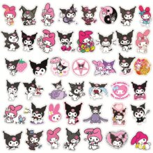 Kuromi Melody Keroppi Pekkle Gudetama Stationery Stickers Kuromi Melody Keroppi Pekkle Gudetama Stationery Stickers