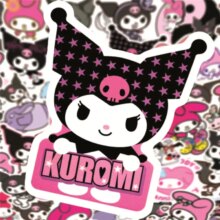 Kuromi Melody Keroppi Pekkle Gudetama Stationery Stickers Kuromi Melody Keroppi Pekkle Gudetama Stationery Stickers