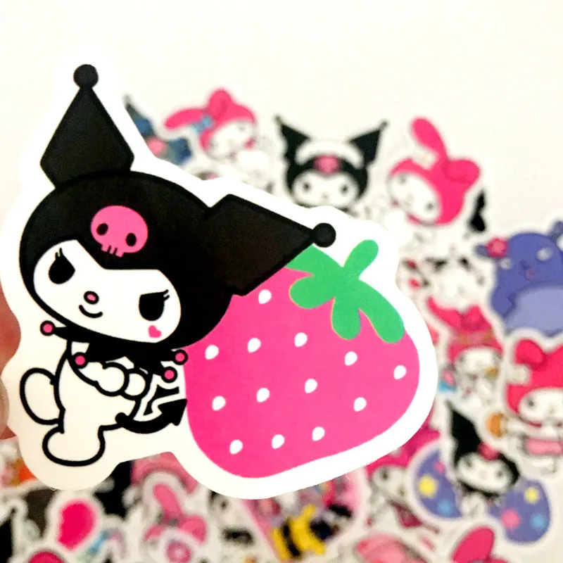 Kuromi Melody Keroppi Pekkle Gudetama Anime Stickers