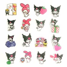 Kuromi Melody Keroppi Pekkle Gudetama Anime Stickers Kuromi Melody Keroppi Pekkle Gudetama Anime Stickers