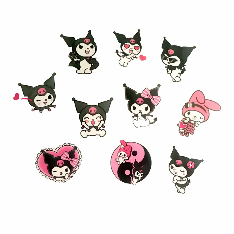 Kuromi Melody Keroppi Pekkle Gudetama Anime Stickers