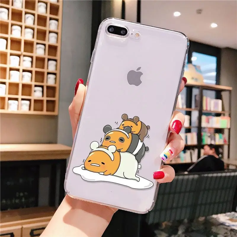Cartoon Gudetama Lazy Egg Phone Case For iPhone