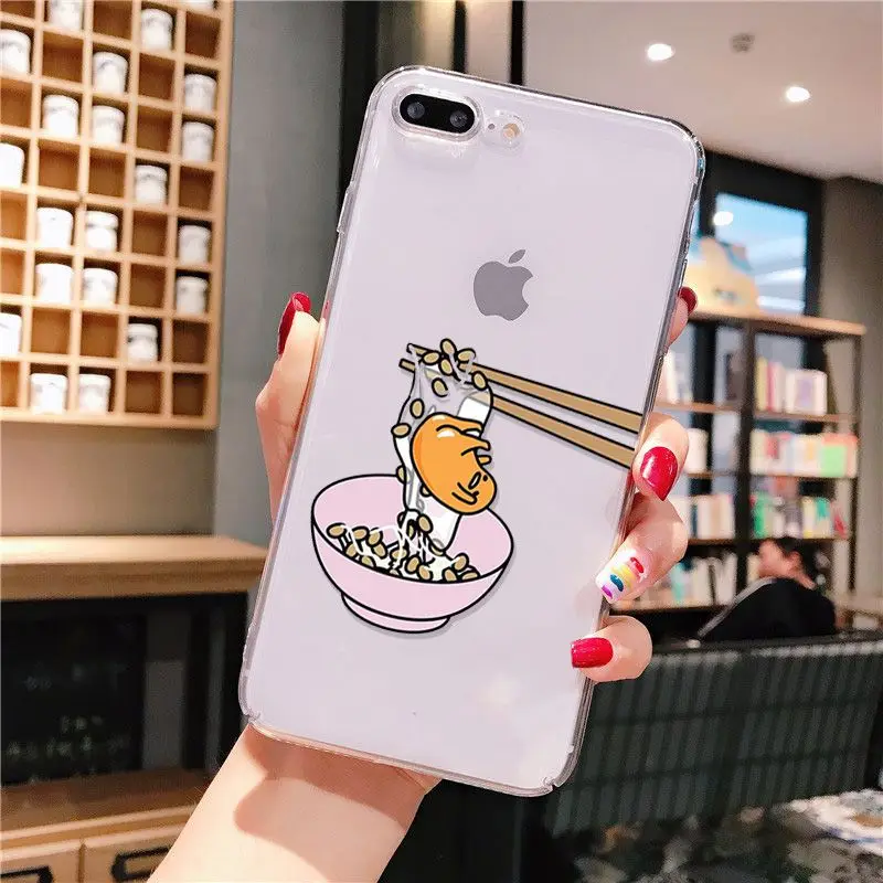 Cartoon Gudetama Lazy Egg Phone Case For iPhone