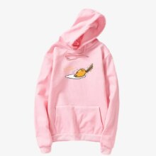 Gudetama Lazy Egg Printed Casual Long Sleeve Hoodie Gudetama Lazy Egg Printed Casual Long Sleeve Hoodie
