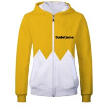 Anime Gudetama Logo Zipper Long-Sleeved Hoodie Anime Gudetama Logo Zipper Long-Sleeved Hoodie