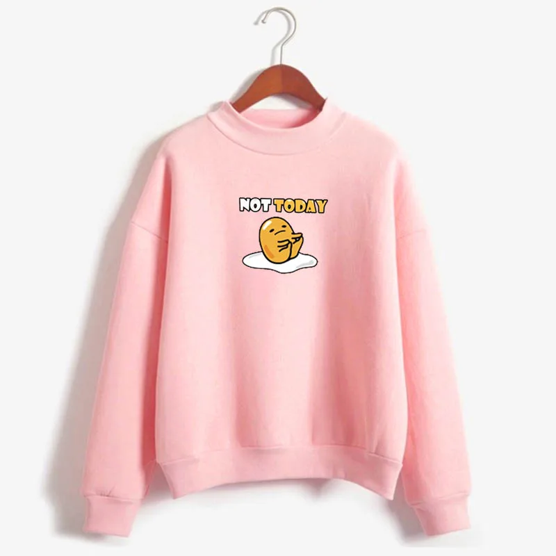 Gudetama Printed Long Sleeve Round Neck Pullover Gudetama Printed Long Sleeve Round Neck Pullover