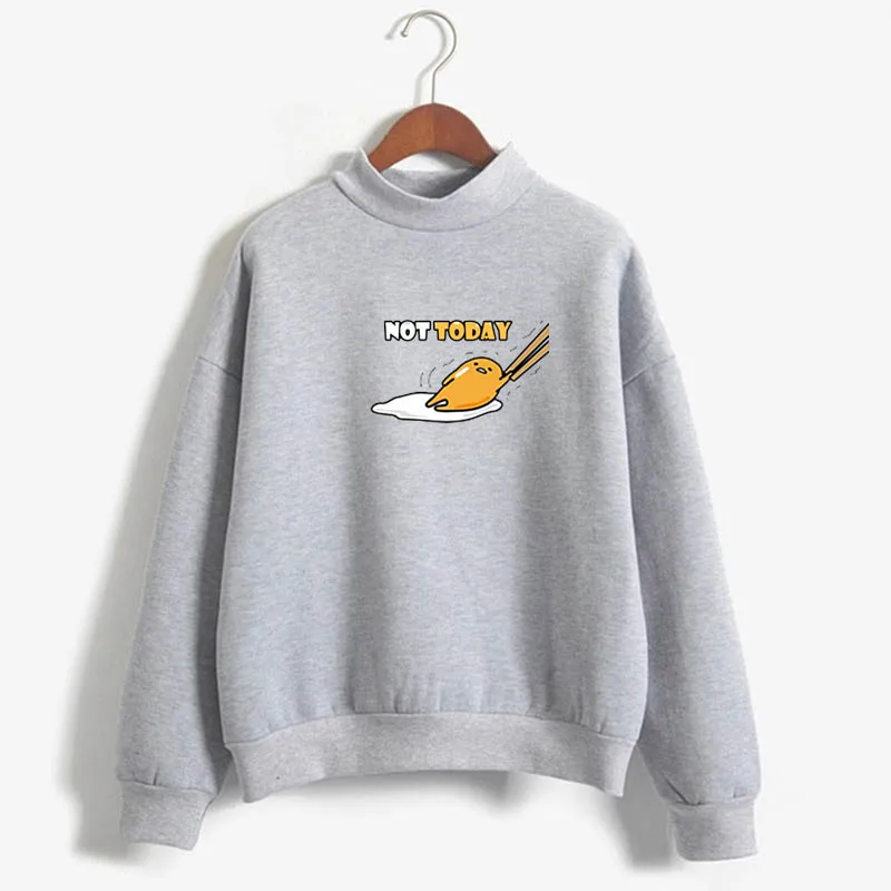 Gudetama Printed Long Sleeve Round Neck Pullover Gudetama Printed Long Sleeve Round Neck Pullover