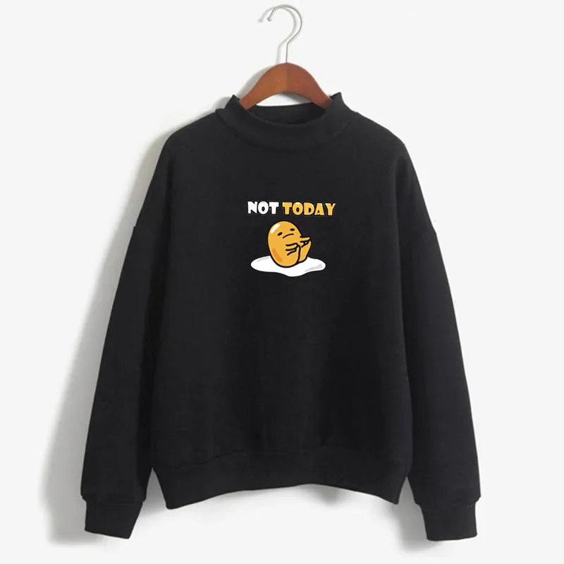 Gudetama Printed Long Sleeve Round Neck Pullover Gudetama Printed Long Sleeve Round Neck Pullover