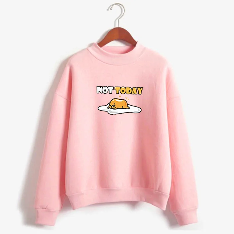 Gudetama Printed Long Sleeve Round Neck Pullover Gudetama Printed Long Sleeve Round Neck Pullover