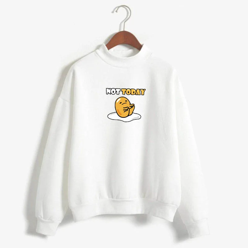 Gudetama Printed Long Sleeve Round Neck Pullover Gudetama Printed Long Sleeve Round Neck Pullover