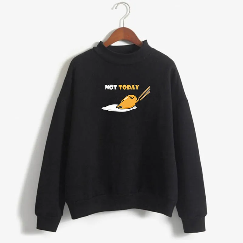 Gudetama Printed Long Sleeve Round Neck Pullover Gudetama Printed Long Sleeve Round Neck Pullover
