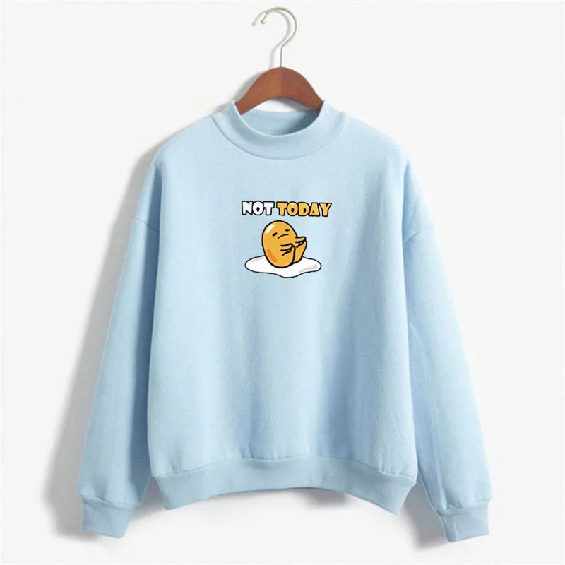Gudetama Printed Long Sleeve Round Neck Pullover Gudetama Printed Long Sleeve Round Neck Pullover