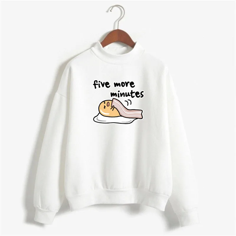 Kawaii Lazy Egg Gudetama Print Hoodie