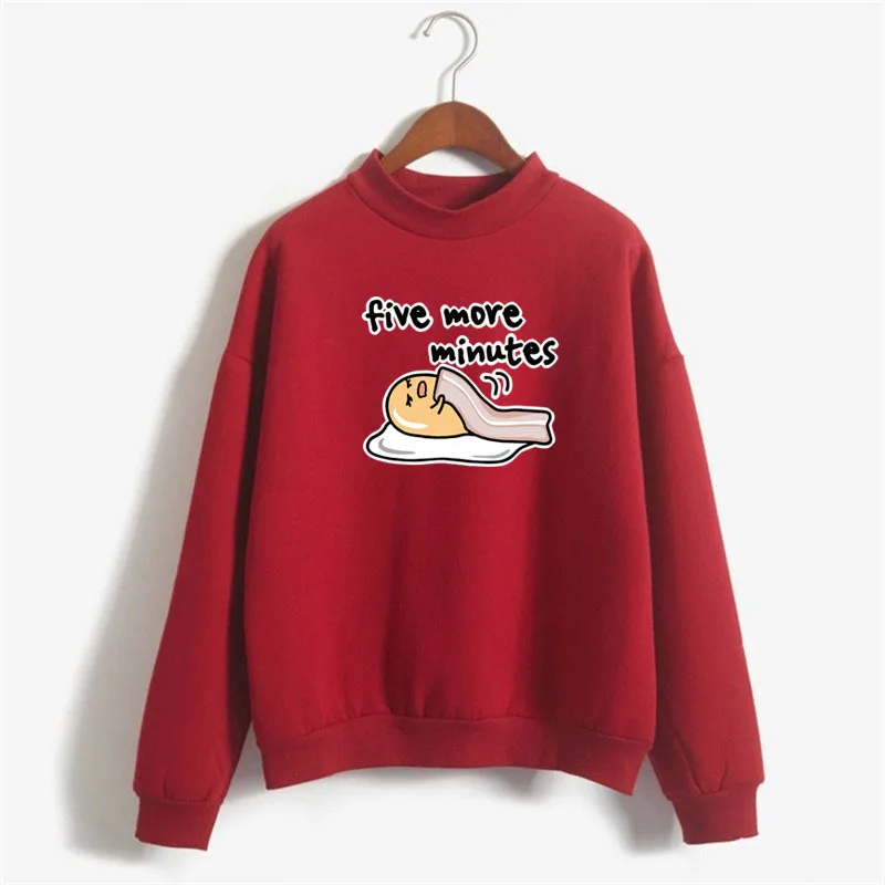 Kawaii Lazy Egg Gudetama Print Hoodie