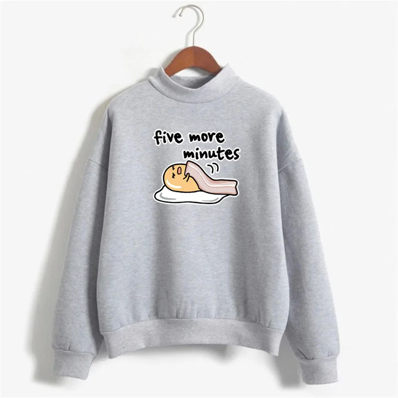 Kawaii Lazy Egg Gudetama Print Hoodie
