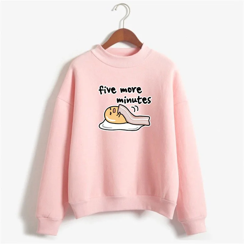 Kawaii Lazy Egg Gudetama Print Hoodie
