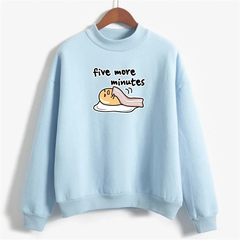 Kawaii Lazy Egg Gudetama Print Hoodie
