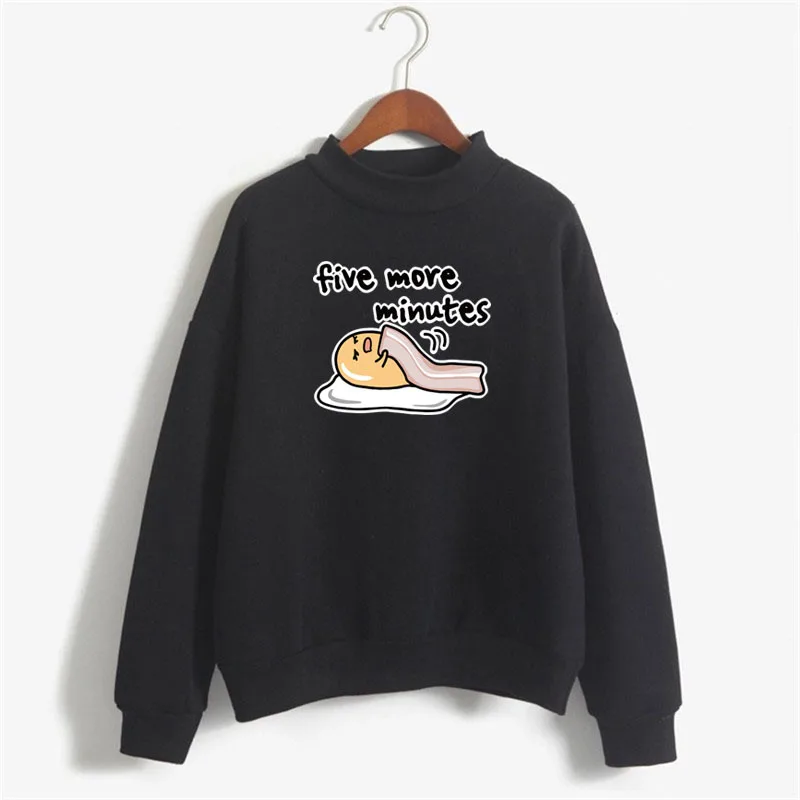 Kawaii Lazy Egg Gudetama Print Hoodie