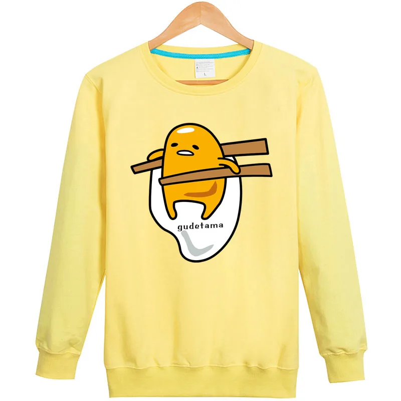 Lazy Egg Gudetama Yolk Long Sleeve Hoodie