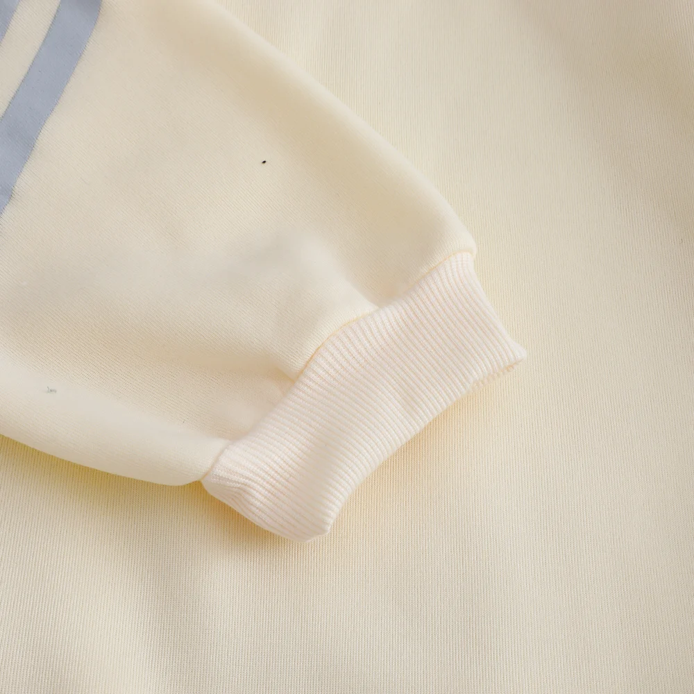 Kawaii Gudetama Print Fleece Casual Hooded