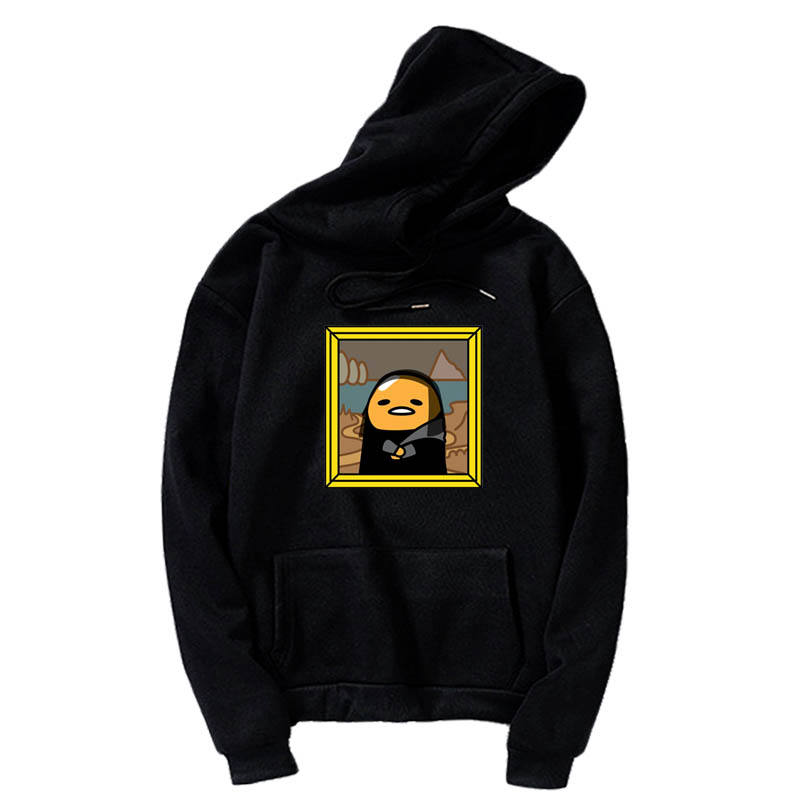 Lazy Egg Gudetama Long Sleeve Harajuku Casual Hoodie