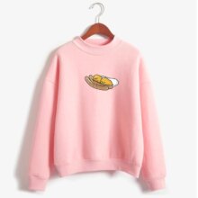 Kawaii Gudetama Long Sleeve Casual Sweatshirt Pullover Kawaii Gudetama Long Sleeve Casual Sweatshirt Pullover