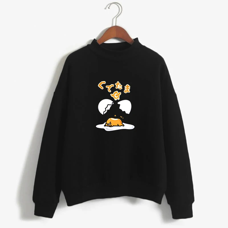 Anime Lazy Egg Gudetama Print Sweatshirt Anime Lazy Egg Gudetama Print Sweatshirt